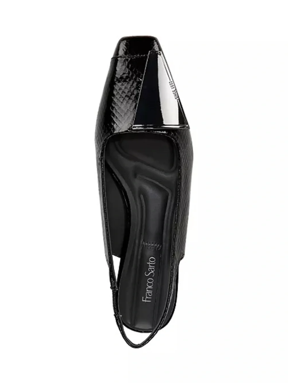 Franco Sarto Black cassidy slingback flats NWT